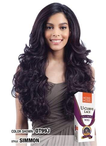 Model Model 5x4 U-Curve Lace Front Wig - Simmon