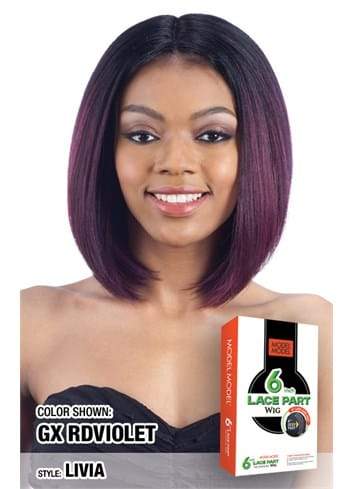 Model Model 6 Inch Lace Part Wig - Livia