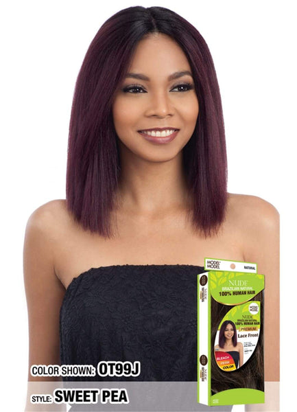 Model Model Nude 100% Brazilian Human Hair Lace Front Wig - Sweet Pea