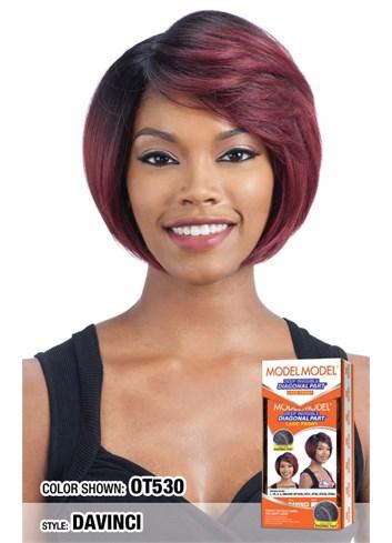 Model Model Deep Invisible Diagonal Part Lace Front Wig - Davinci