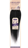 Outre Laid & Slayed 4"X4" Natural Straight Closure