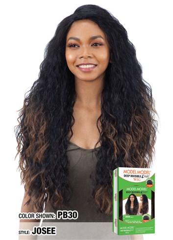 Model Model Deep Invisible L Part Wig - Josee