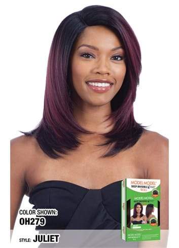 Model Model Deep Invisible L Part Wig - Juliet