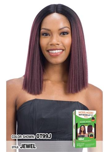 Model Model Deep Invisible L Part Lace Wig - Jewel