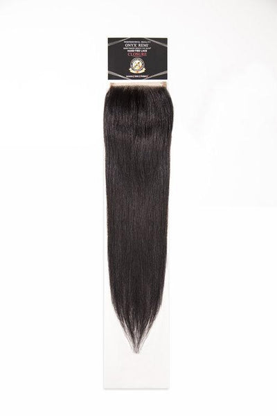 Onyx 100% Virgin Brazilian Remi 9A Closure - Straight