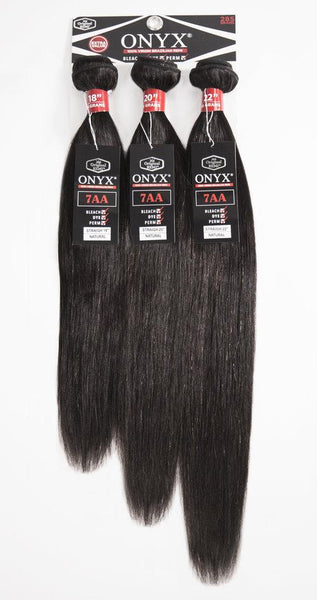 Onyx 100% Virgin Brazilian Remi 7A Bundles - 3 Bundle Straight