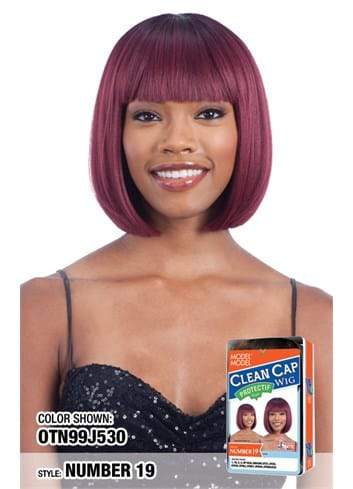 Model Model Clean Cap Wig - Number 019