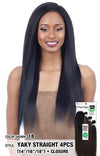Organique Yaky Straight 4 Pieces - (14"16"18"+Closure)