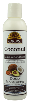 Okay Coconut Deep Moisturizing Leave-In Conditioner (8 Oz) - Beauty Empire