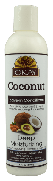 Okay Coconut Deep Moisturizing Leave-In Conditioner (8 Oz) - Beauty Empire