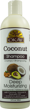 Okay Coconut Deep Moisturizing Shampoo (12 Oz) - Beauty Empire