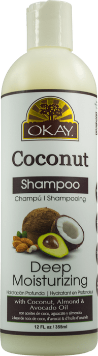 Okay Coconut Deep Moisturizing Shampoo (12 Oz) - Beauty Empire