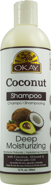 Okay Coconut Deep Moisturizing Shampoo (12 Oz) - Beauty Empire