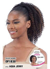 Model Model Pose Drawstring Ponytail - Aqua jerry