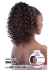 Model Model Pose Drawstring Ponytail - Soft Curl Girl