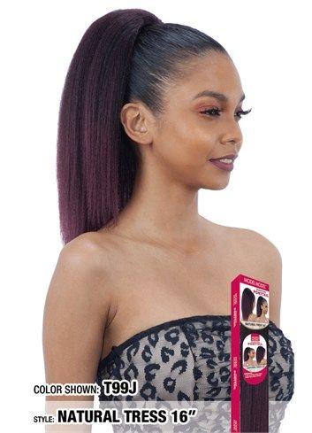 Model Model Drawstring Ponytail Natural Tress 16"