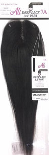 Ali 7A 100% Unprocessed 3.5" Deep Lace Part Closure - Straight - Beauty Empire