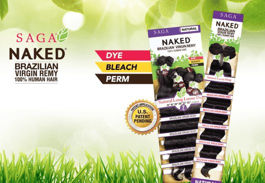 NAKED Brazilian Virgin Remy Natural Long Loose Deep - Beauty EmpireShake N Go - 3