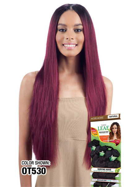 Model Model Nude Leaf Brazilian Remy (18" 20" 22") 7 Pieces - Straight - Beauty Empire