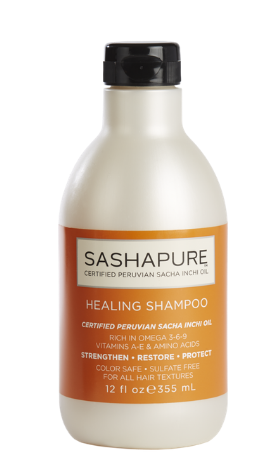 Sashapure Healing Shampoo - 12oz