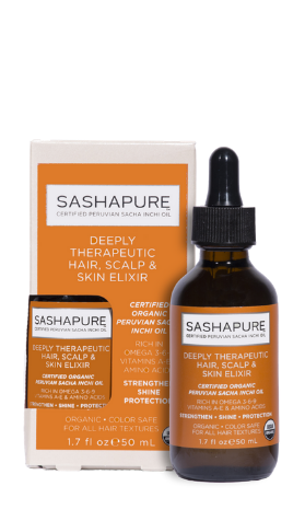 Sashapure Deeply Therapeutic Hair Scalp & Skin Elixer - 1.7oz