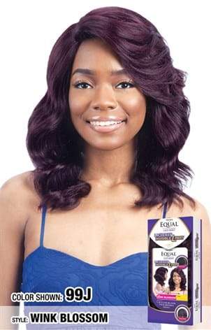 Freetress Equal Deep Invisible L Part Lace Front Wig - Wink Blossom