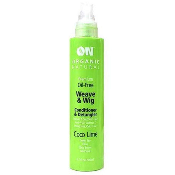 On Natural Premium Oil Free Remy Hair Curl-n-Wavy Curl Defining Conditioner & Detangler - Coco Lime (8 Oz) - Beauty Empire