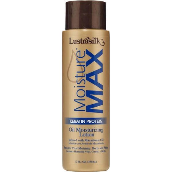 Lustrasilk Moisture Max Oil Moisturizing Lotion (12 oz) - Beauty Empire