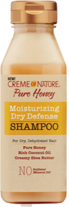 Creme Of Nature Pure Honey Moisturizing Dry Defense Shampoo 12 oz - Beauty Empire