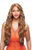 Vanessa Honey-88 Brazilian Human Hair Blend Whole Hand-Tied Lace Front Wig - T88HB Lilian