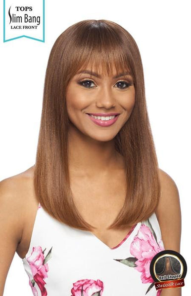 Vanessa Tops Slim Bang Lace Front Wig - TBang Exoh